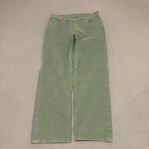 Levis 501 90s Mens Sage Green Straight Leg Denim Jeans 31x30 Casual Preppy Fall